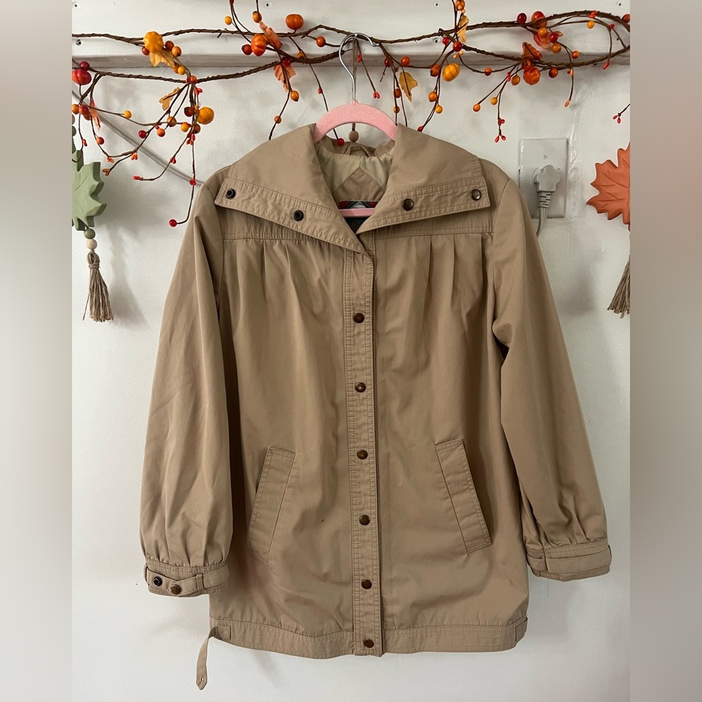 vintage Foxland by Lanson trench coat